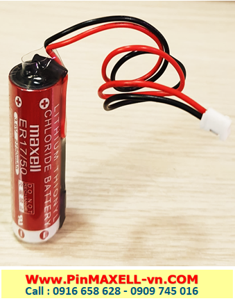 Pin Maxell ER17/50; Pin nuôi nguồn Maxell ER17/50 lithium 3.6v A 2700mAh _Xuất xứ Nhật